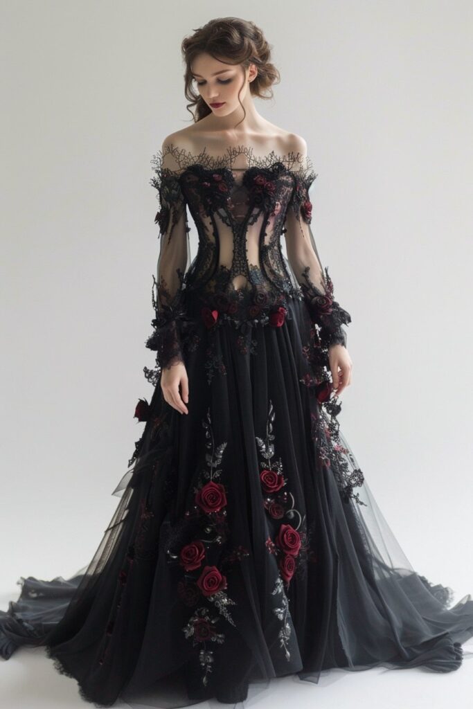 10 Vampire Wedding Dresses for a Darkly Romantic Wedding ...
