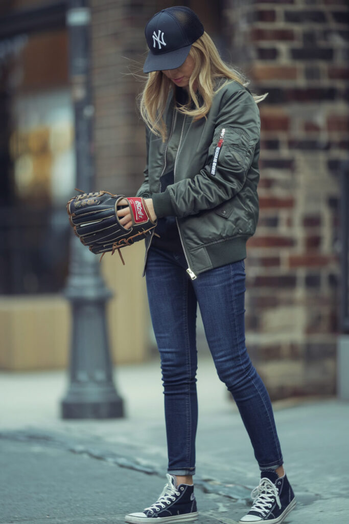 Casual Chic Baseball Style for a Day Out