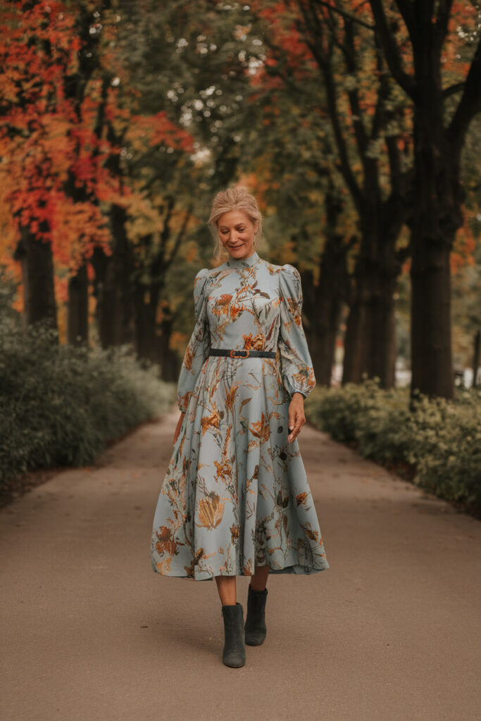 Floral Elegance for Fall Strolls