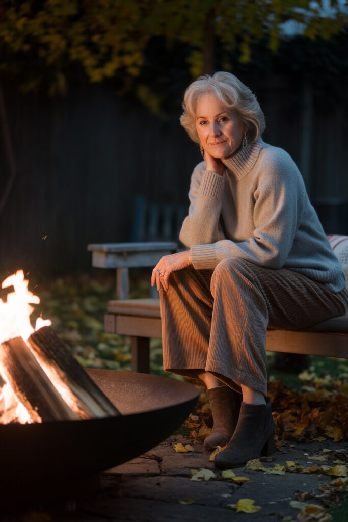 Cozy Evening Comfort by the Fire