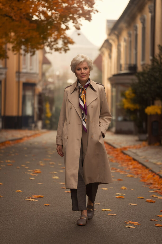 Classic Trench Coat for a Polished Fall Look