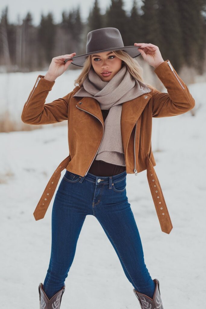 Western Glam Meets Winter Chic