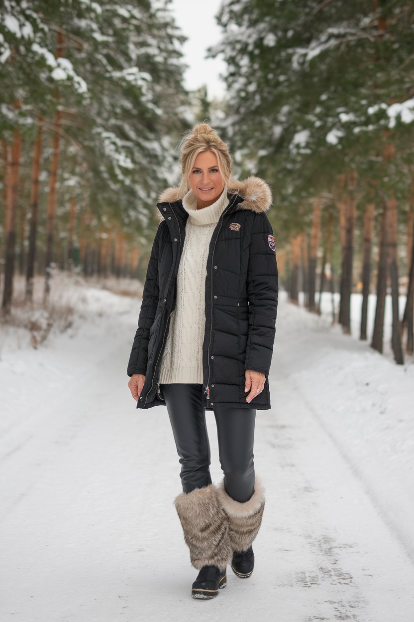 7 10 chic winter outfits for women over 40