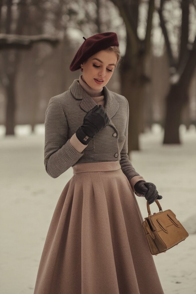 Vintage Winter Elegance for a Timeless Look