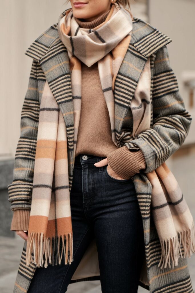 Classic Plaid Layers for Winter Concerts