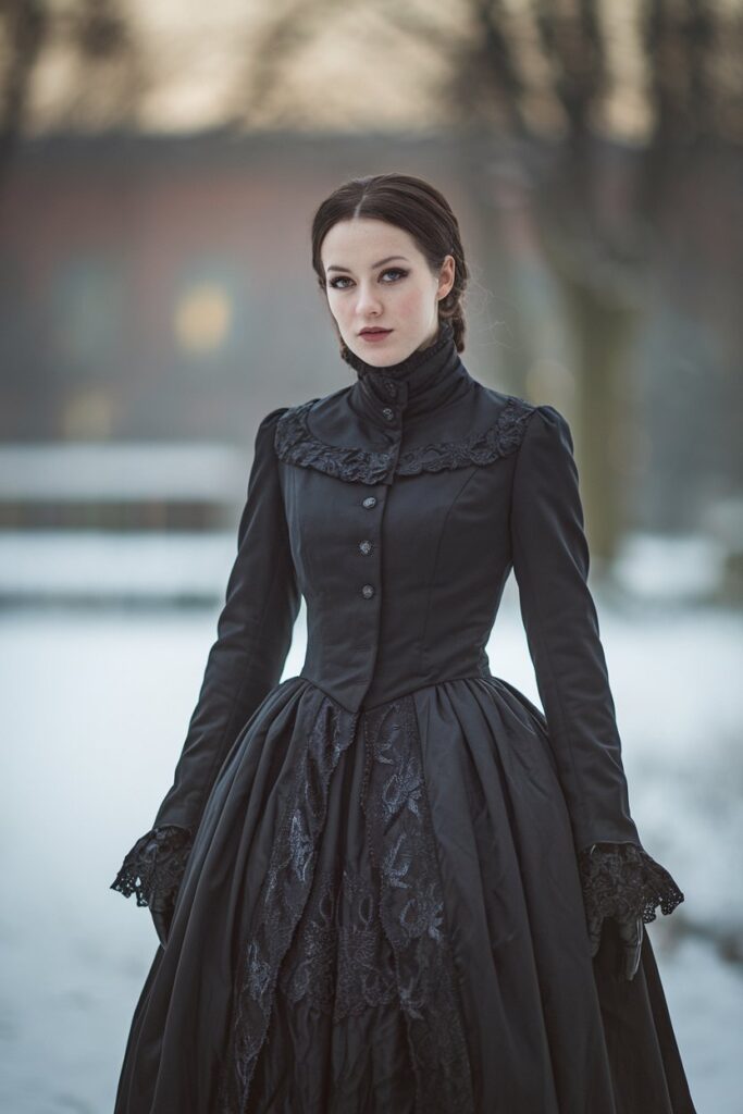 Victorian Gothic Winter Elegance