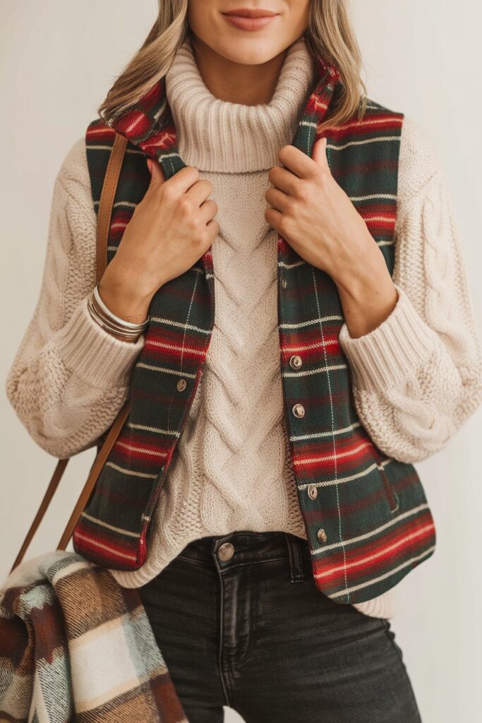 Classic Plaid for a Cozy Holiday Look