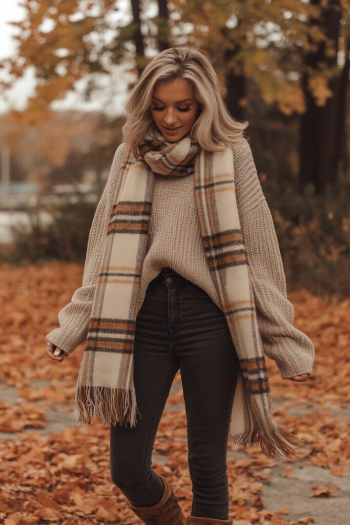 Cosy Combat Boot Outfit for a Perfect Autumn Day