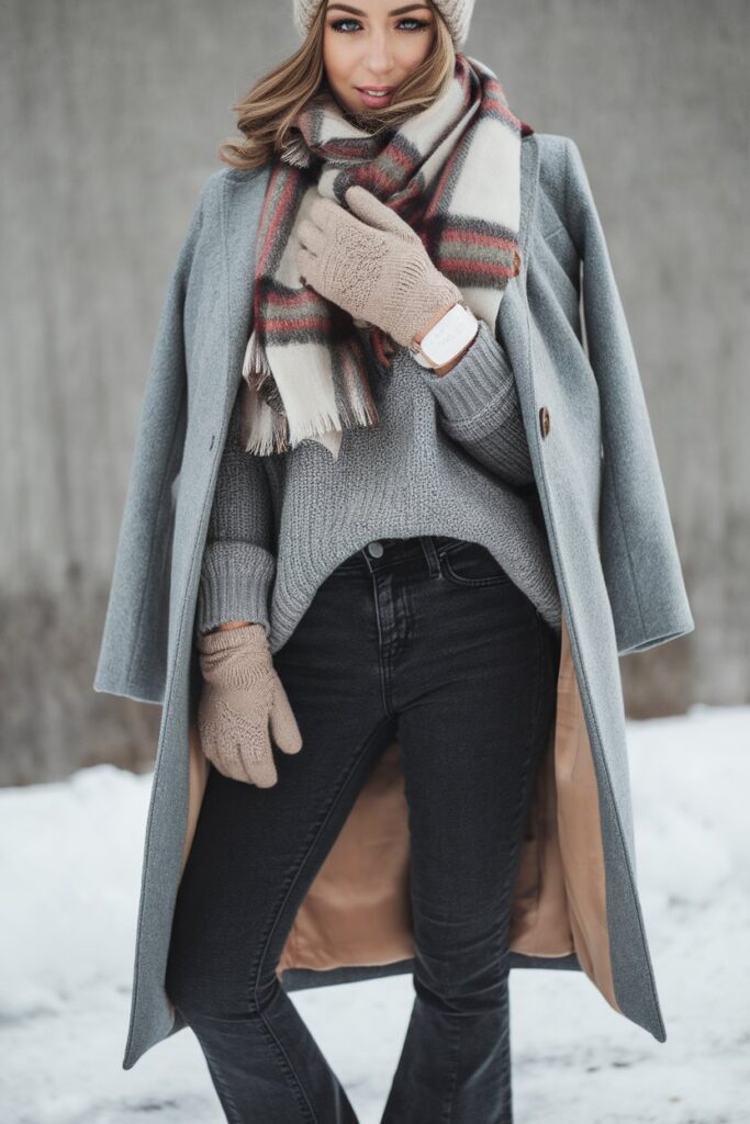 Cosy Winter Layers with a Chic Overcoat