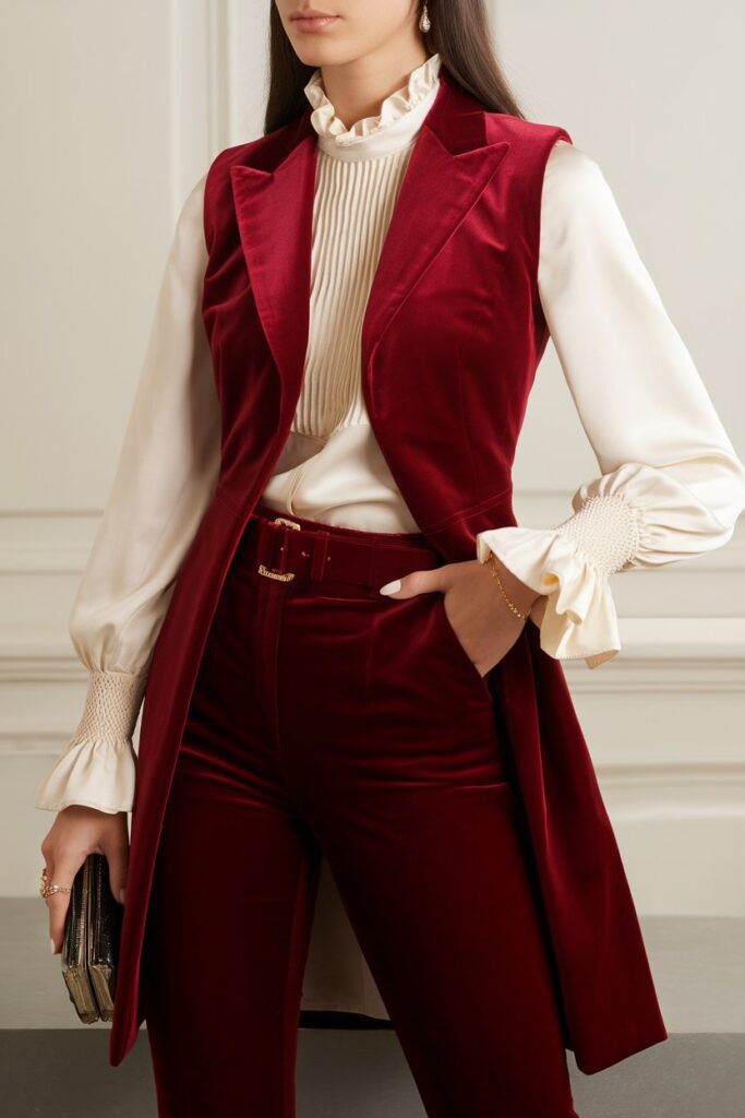 Elegant Velvet for a Sophisticated Holiday Look