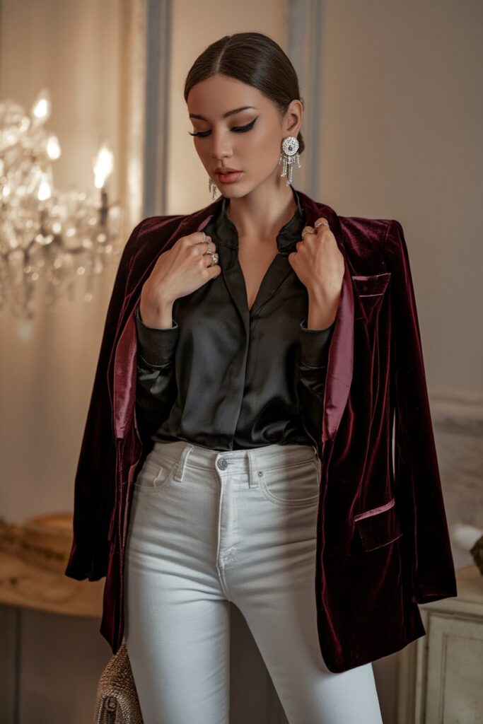 Evening Elegance with a Velvet Touch