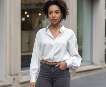 12 grey jeans outfit ideas for black women to look chic