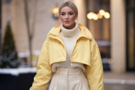 15 Winter Outfits With Yellow Jacket To Stay Trendy