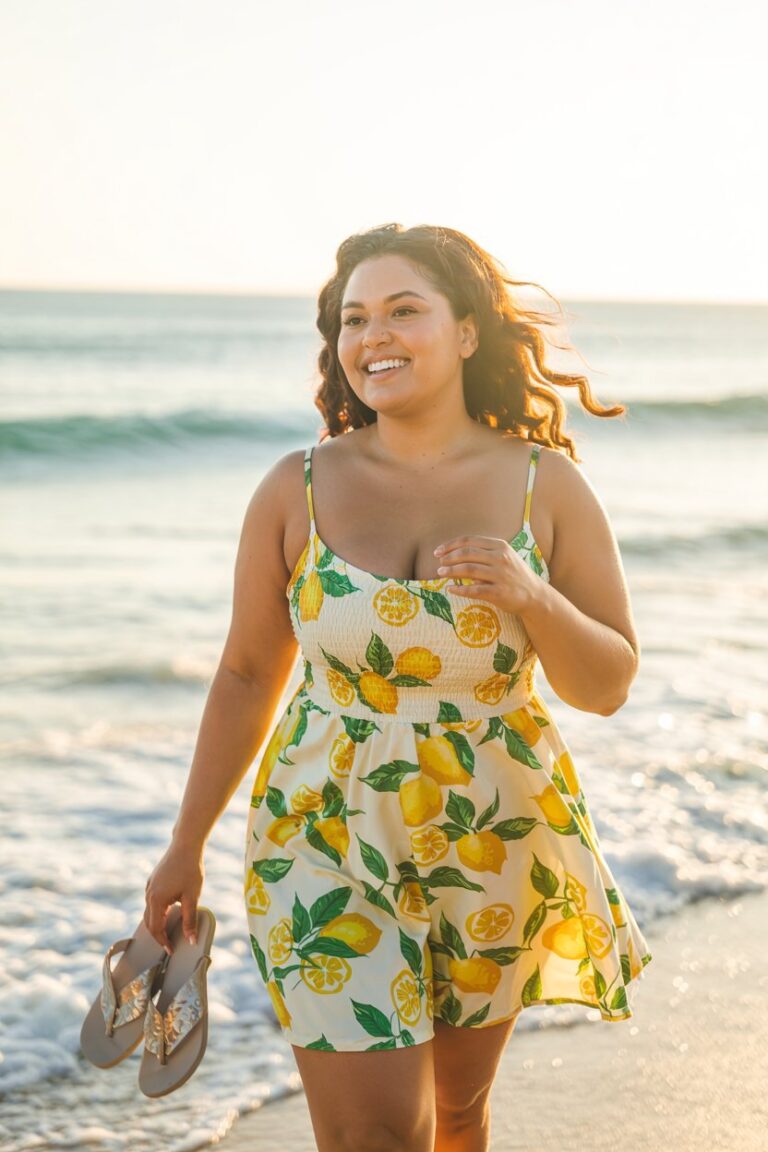 15 Curvy Summer Outfits for the Beach That Balance Comfort and Shape